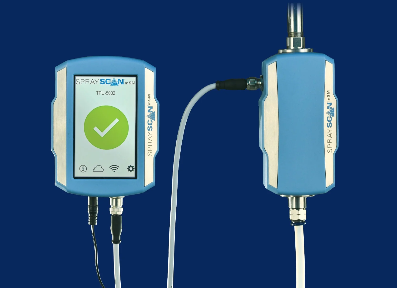SprayScan mSM Mobile Sustainability Monitor Telemetry Unit with industrial sensors and display